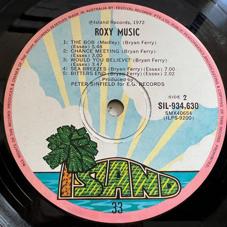 Roxy Music : Roxy Music (LP, Album, Gat)