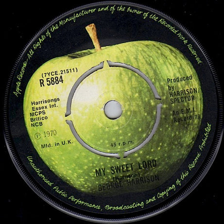 George Harrison : My Sweet Lord (7", Single, Kno)