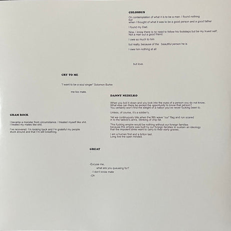 Idles : Joy As An Act Of Resistance (LP, Album, RE)