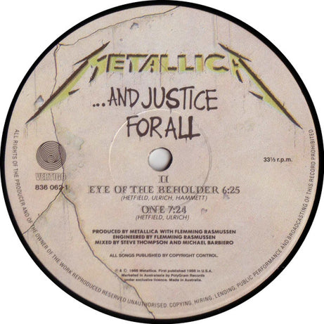 Metallica : ...And Justice For All (2xLP, Album)