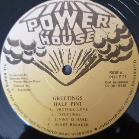 Half Pint (3) : Greetings (LP, Album)