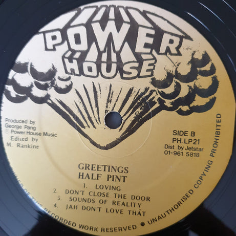 Half Pint (3) : Greetings (LP, Album)