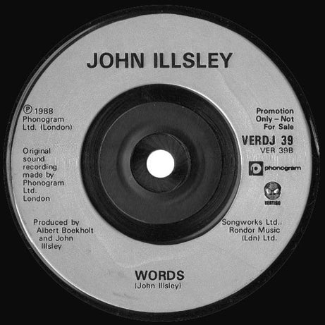 John Illsley : I Want To See The Moon (7" + CD, Single + Promo)