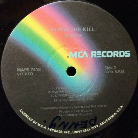 Budgie : In For The Kill! (LP, Album)