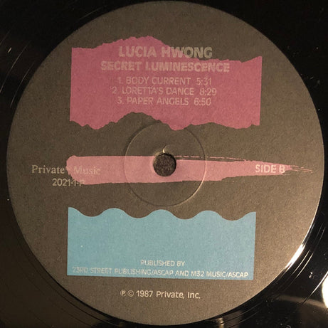 Lucia Hwong : Secret Luminescence (LP, Album)