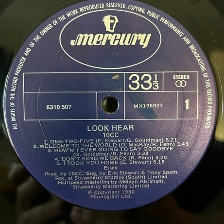 10cc : Look Hear? (LP, Album)