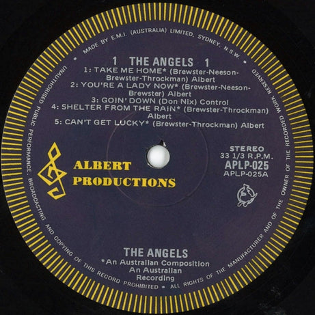 The Angels : The Angels (LP, Album)