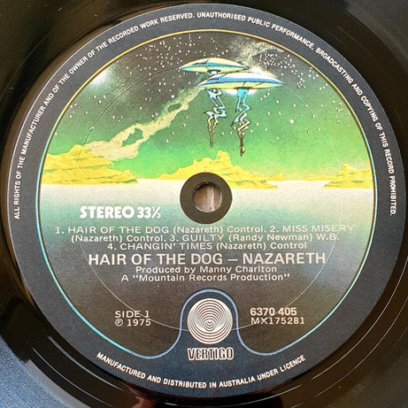 Nazareth (2) : Hair Of The Dog (LP, Album)