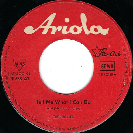 The Rattles : Tell Me What Can I Do / Sunbeam At The Sky (7", Single, Mono)