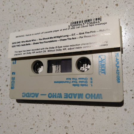 AC/DC : Who Made Who (Cass, Album, Comp, RE)