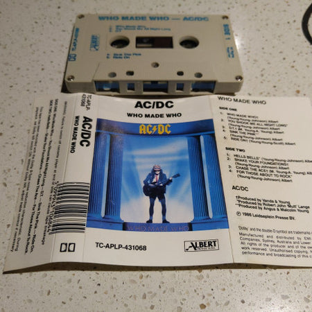 AC/DC : Who Made Who (Cass, Album, Comp, RE)