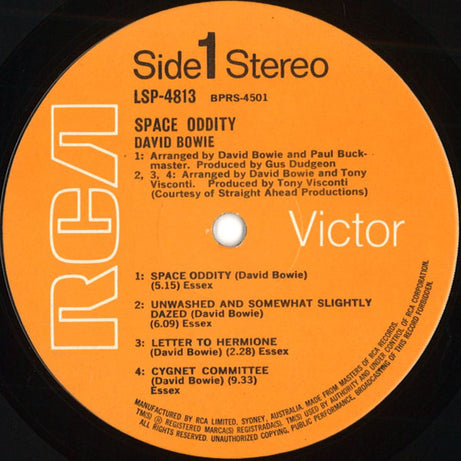 David Bowie : Space Oddity (LP, Album, RE)