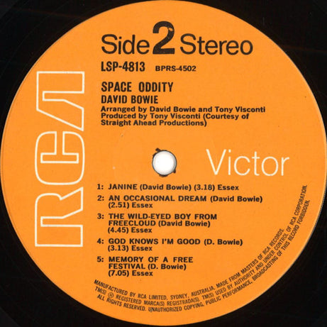David Bowie : Space Oddity (LP, Album, RE)