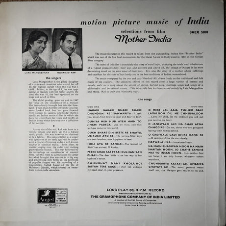 Naushad : Mother India (LP, RE)