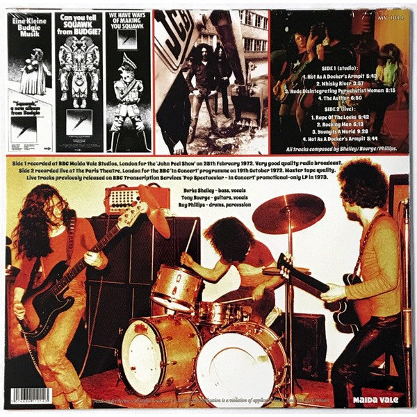 Budgie : Live At The BBC 1972 (LP, Album, Unofficial)