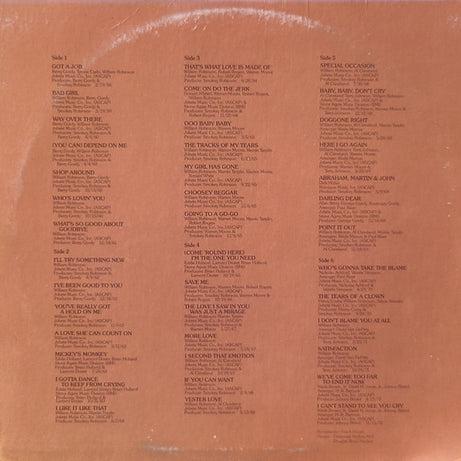 The Miracles : Anthology (3xLP, Comp)