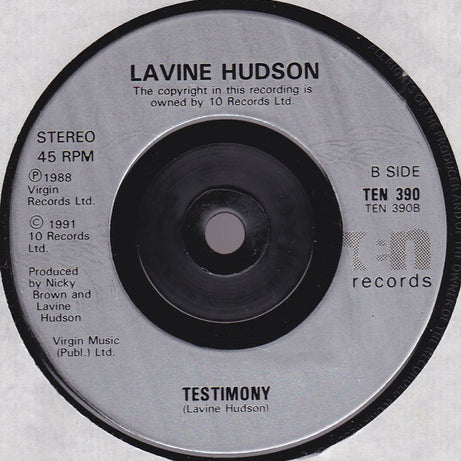 Lavine Hudson : Abraham, Martin & John (7")