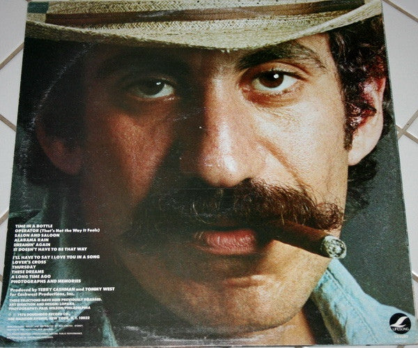 Jim Croce : Time In A Bottle Jim Croce's Greatest Love Songs (LP, Comp)