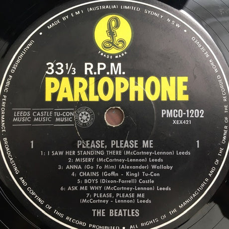 The Beatles : Please Please Me (LP, Album, Mono, RE)