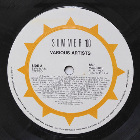 Various : Summer '88 (LP, Comp)