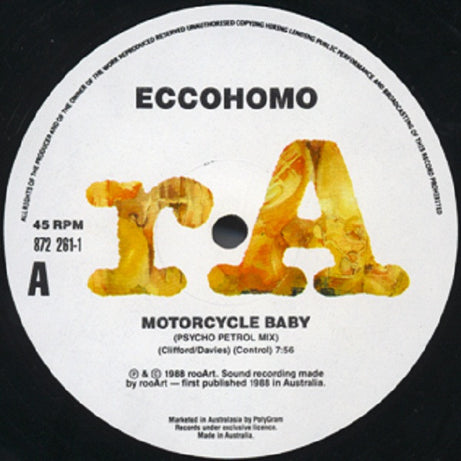Ecco Homo : Motorcycle Baby (12")