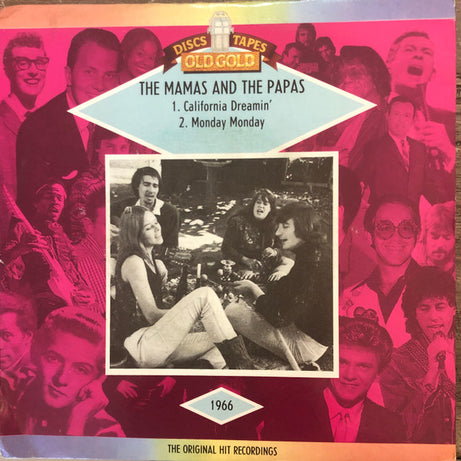 The Mamas & The Papas : California Dreamin' / Monday Monday (7", Single, RP)