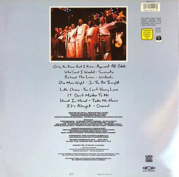 Phil Collins : No Ticket Required (CDV, 12", PAL, CLV)