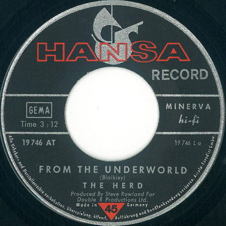 The Herd* : From The Underworld / Sweet William (7", Single)