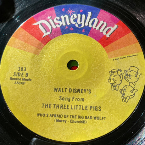 Robie Lester : Story Of The Three Little Pigs (7", RP, Styrene)