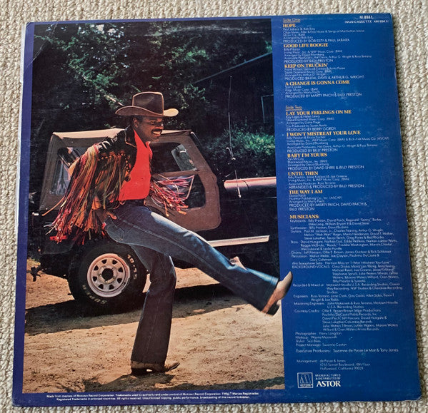 Billy Preston : The Way I Am (LP, Album, Mono)