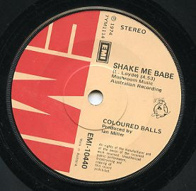 Coloured Balls : Love You Babe / Shake Me Babe (7", Single)