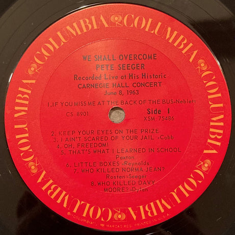 Pete Seeger : We Shall Overcome (LP, RE, Pit)
