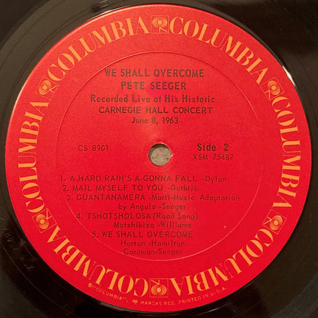 Pete Seeger : We Shall Overcome (LP, RE, Pit)