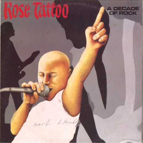 Rose Tattoo : A Decade Of Rock (LP, Comp)