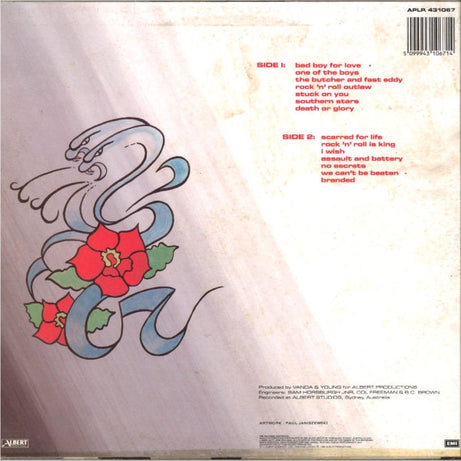 Rose Tattoo : A Decade Of Rock (LP, Comp)