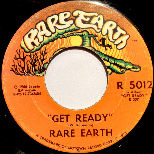 Rare Earth : Get Ready  (7", Single)
