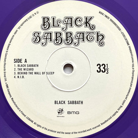 Black Sabbath : Black Sabbath (LP, Album, Ltd, RE, Pur)
