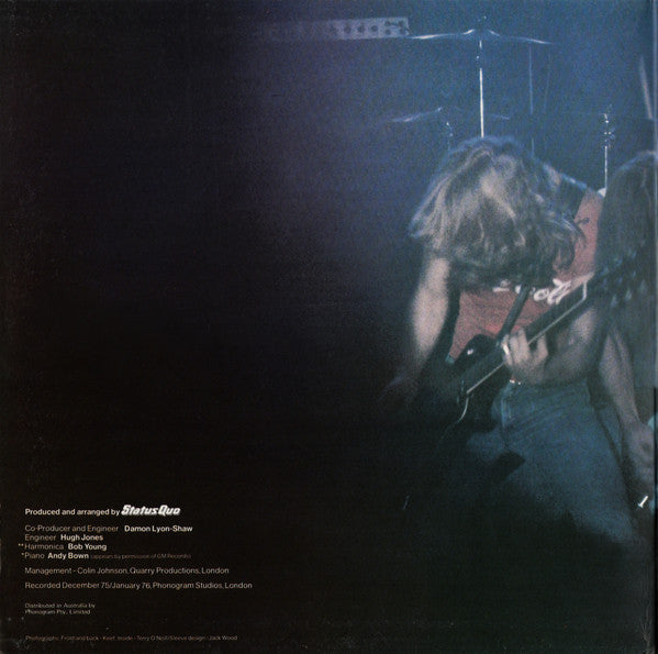 Status Quo : Blue For You (LP, Album, Gat)