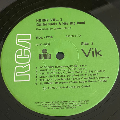 Günter Noris : Horny Volume One (LP)