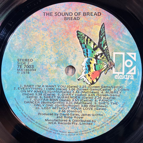 Bread : The Sound Of Bread - Their 20 Finest Songs (LP, Comp, RP)