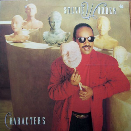 Stevie Wonder : Characters (LP, Album, Emb)