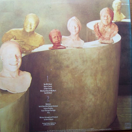 Stevie Wonder : Characters (LP, Album, Emb)