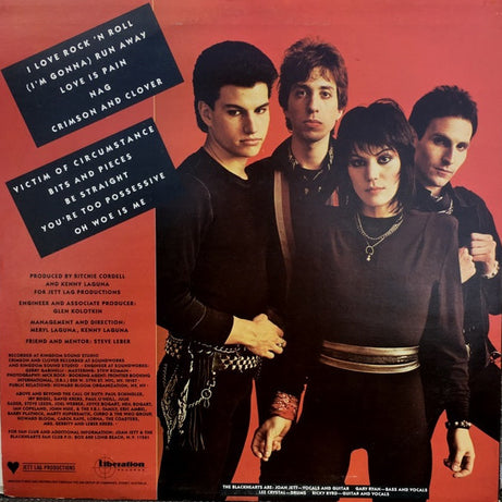 Joan Jett & The Blackhearts : I Love Rock 'N Roll (LP, Album)