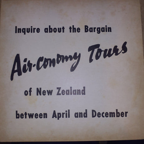 Unknown Artist : Maori Melodies Of New Zealand (Flexi, 7", Shape, S/Sided, Card, Pic)