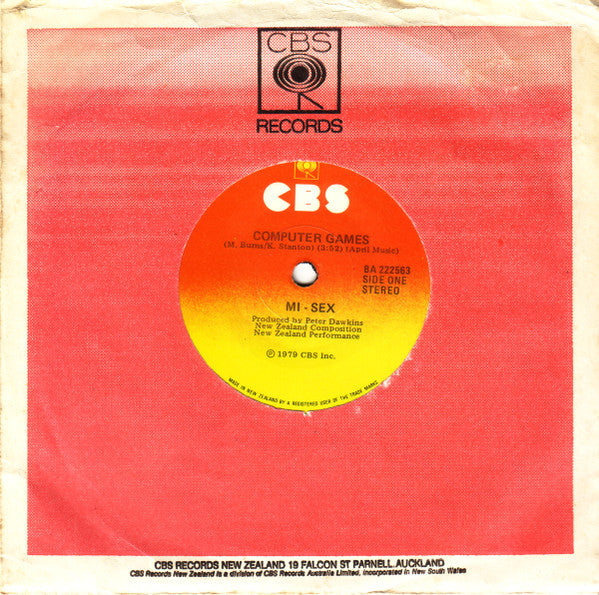Mi-Sex : Computer Games (7", Single)