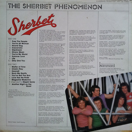 Sherbet : The Sherbet Phenomenon (LP, Comp)