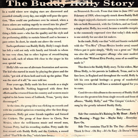 Buddy Holly, The Crickets (2) : The Budy Holly Story (LP, Comp)