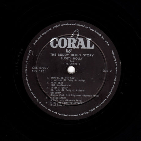 Buddy Holly, The Crickets (2) : The Budy Holly Story (LP, Comp)