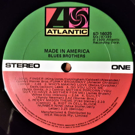 The Blues Brothers : Made In America (LP, Album)