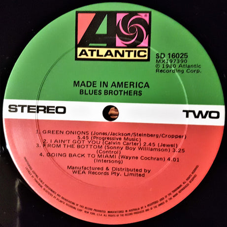 The Blues Brothers : Made In America (LP, Album)